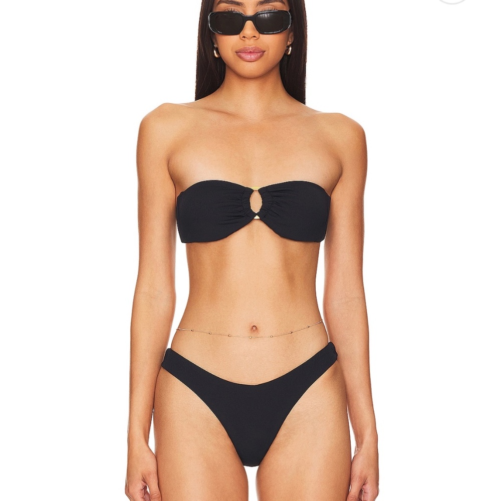 NWT L-Space Black Bikini Top